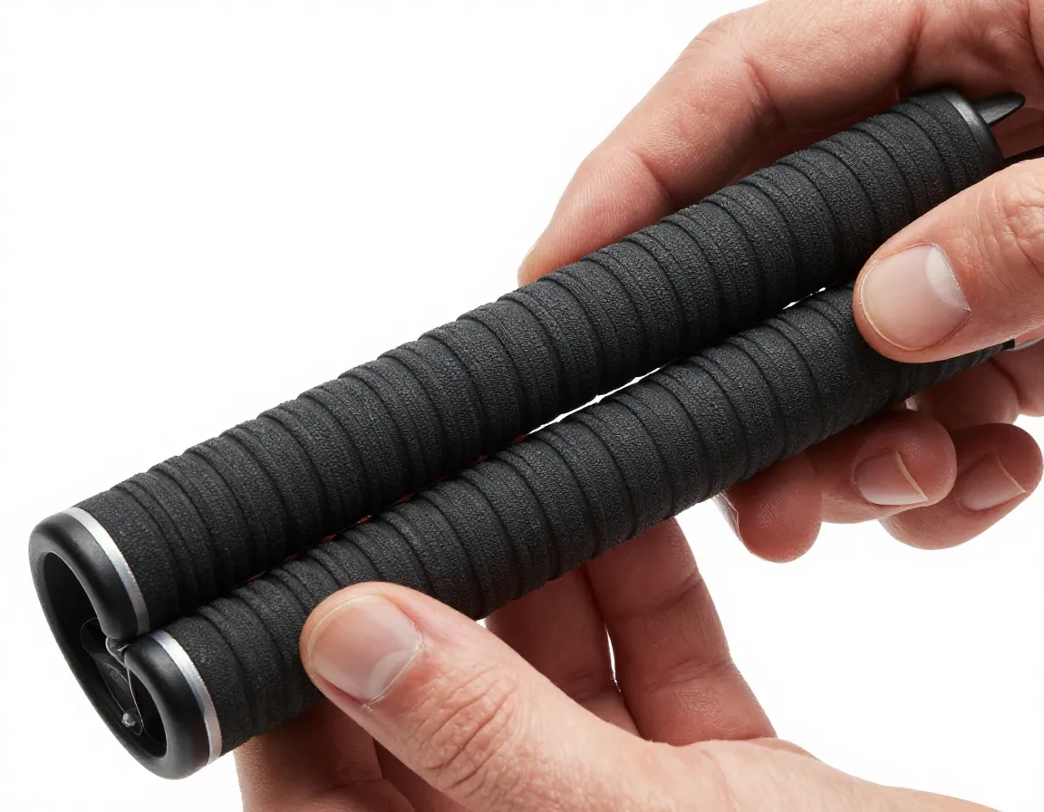 Ribbed grips for superior control