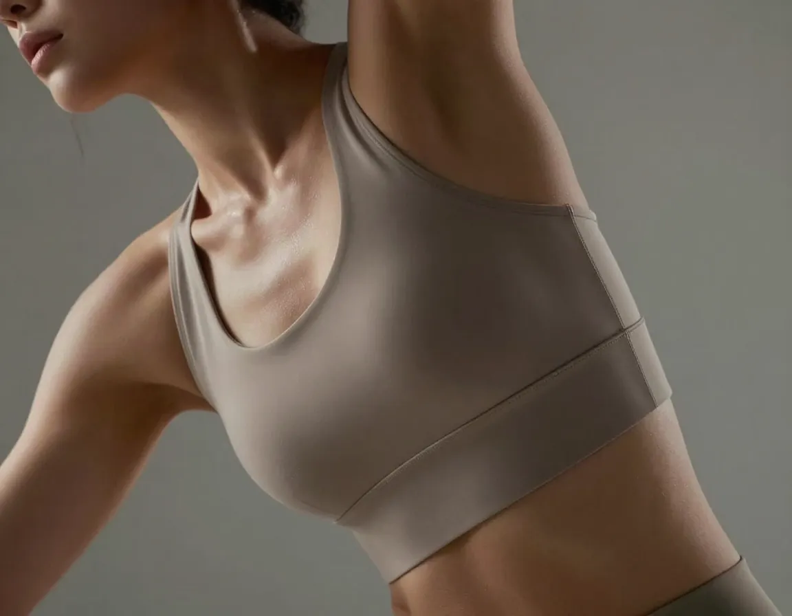 Sports Bra Seamless Base Layer Athletic Torso Stretch