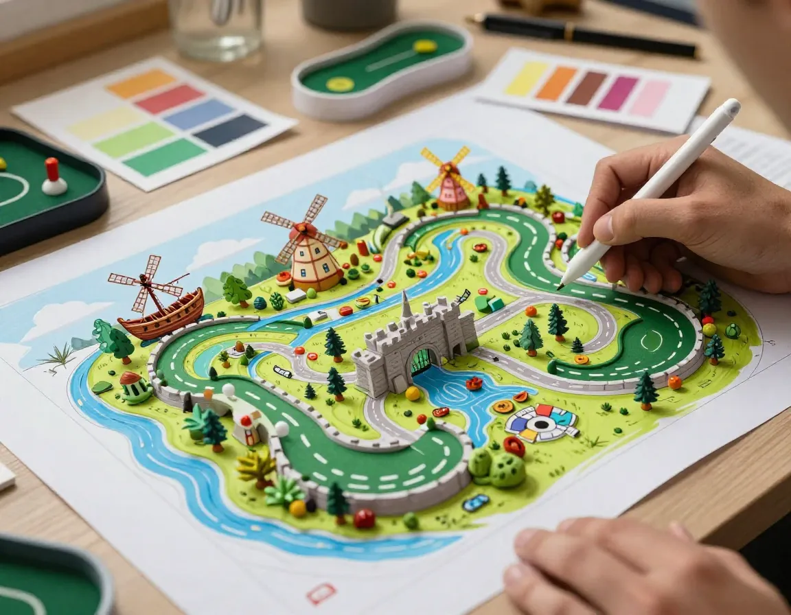 Create an engaging theme and course design