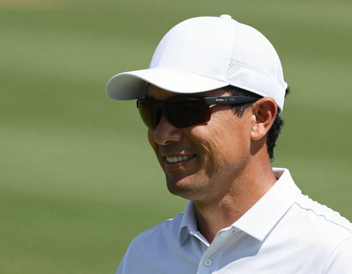 Classic golf cap neutral color sun protection style finish