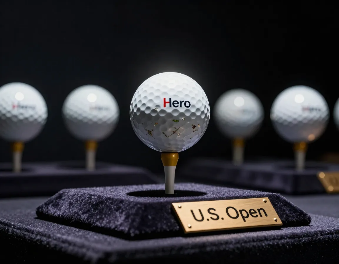 Tournament used golf ball from a major championship event