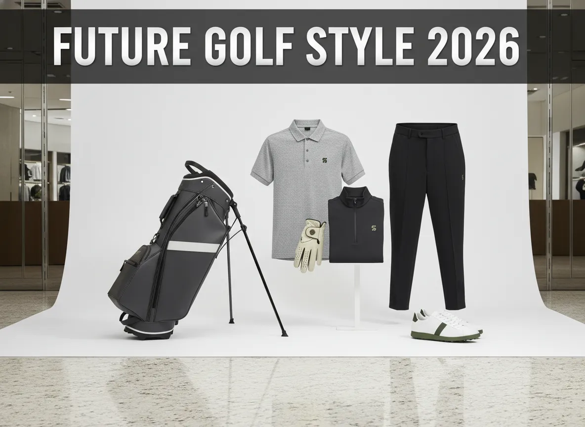 Future golf style 2026 technical fabrics quiet luxury boutique