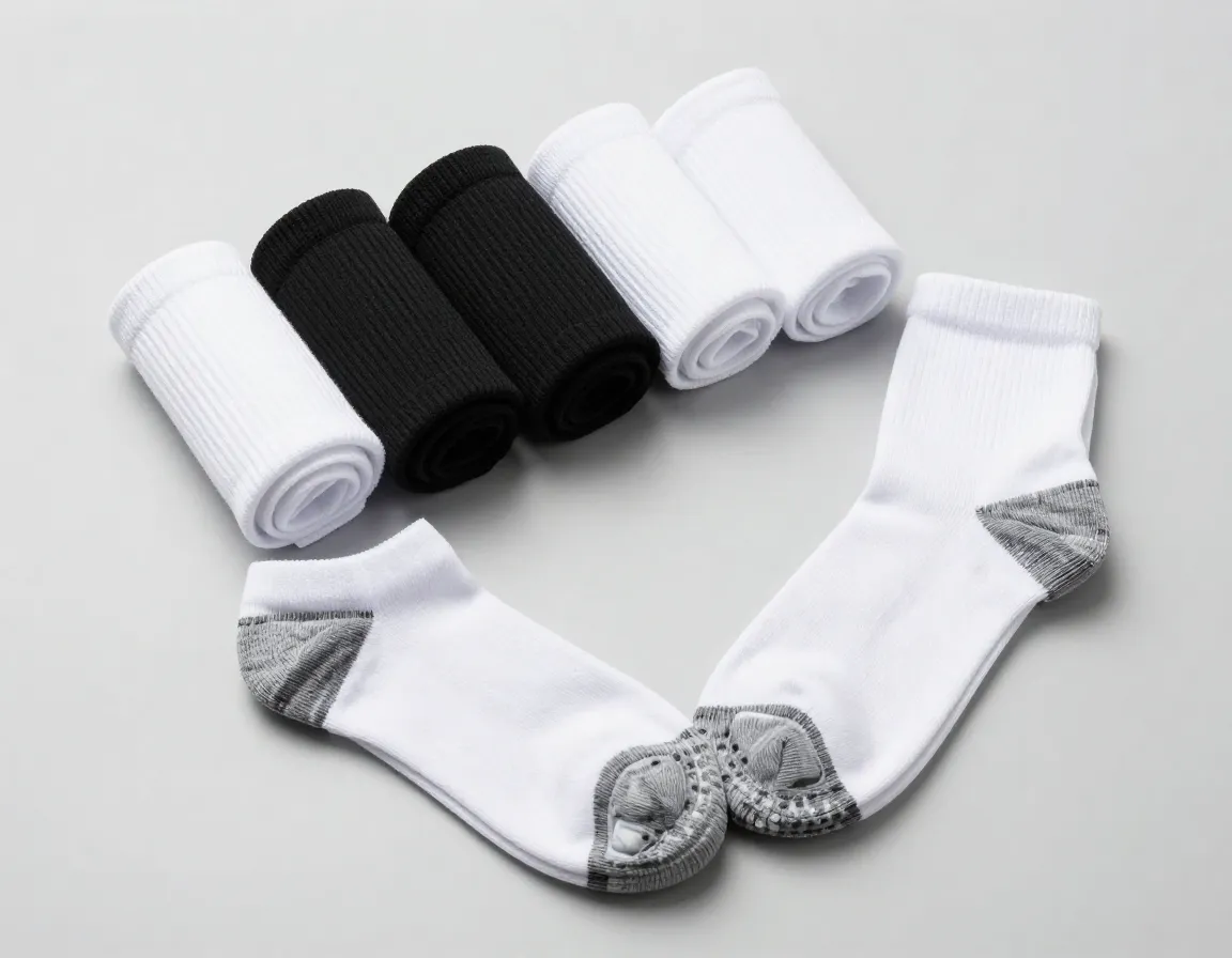 Technical cushioned golf socks for moisture wicking comfort