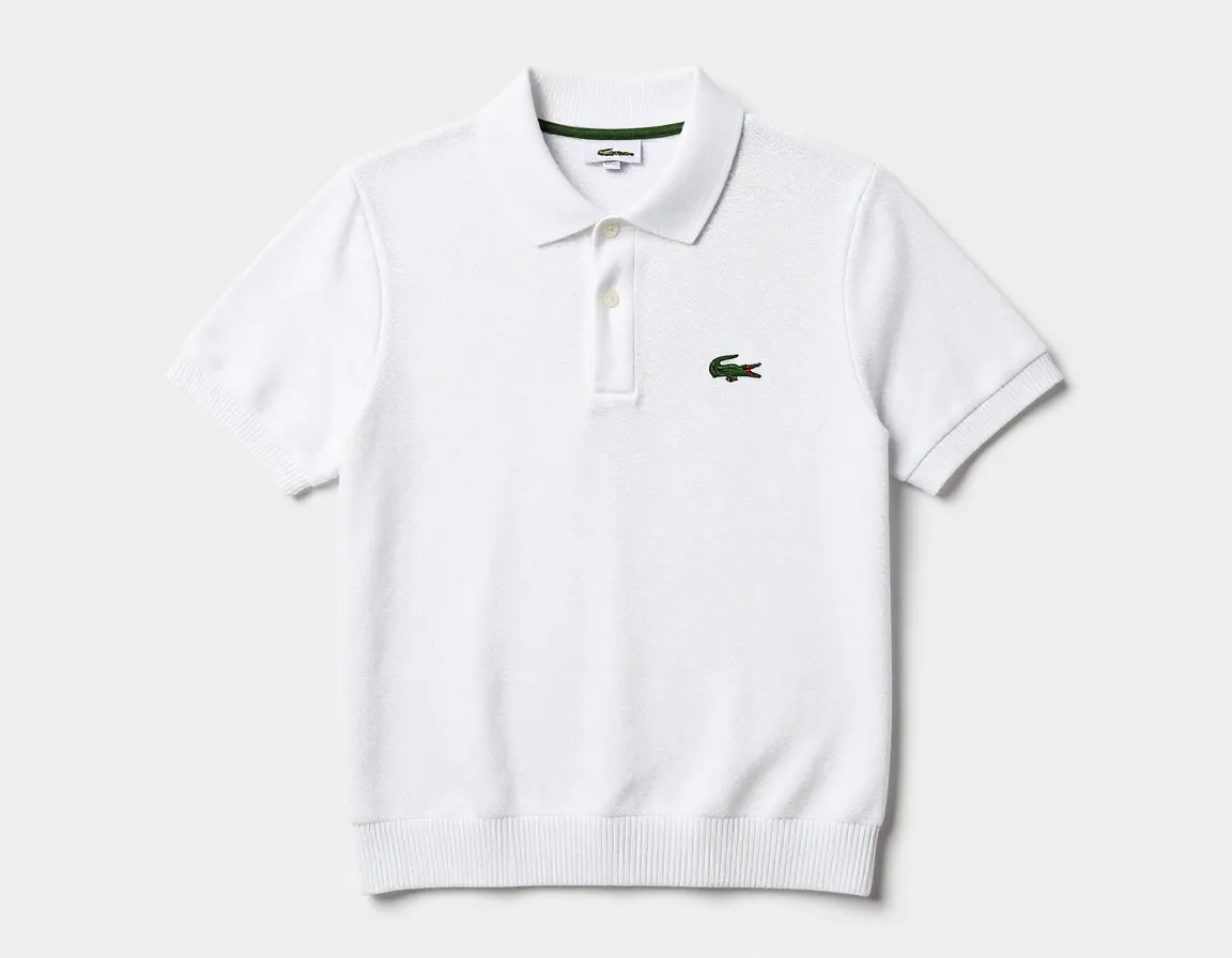 A classic knitted polo shirt for golf revolutionizes the sport