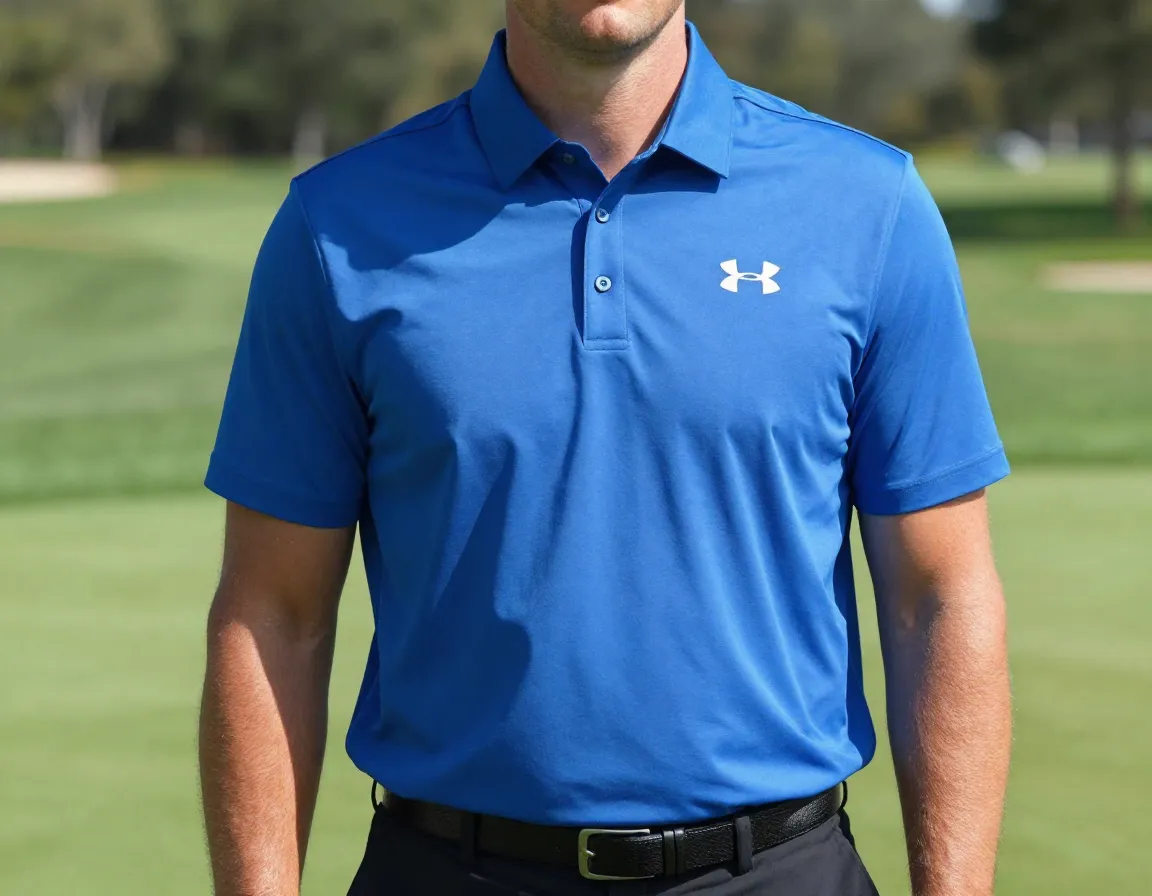 Under armour tech golf polo budget friendly performance shirt on green