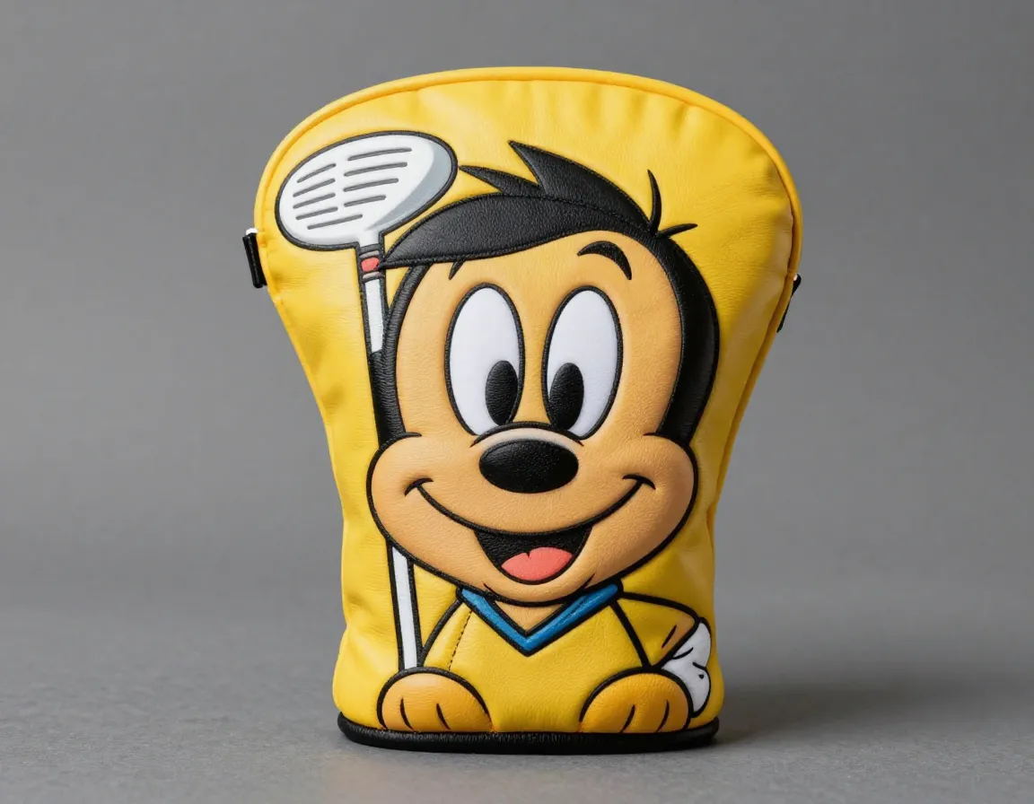 Classic cartoon character golf head cover on a driver