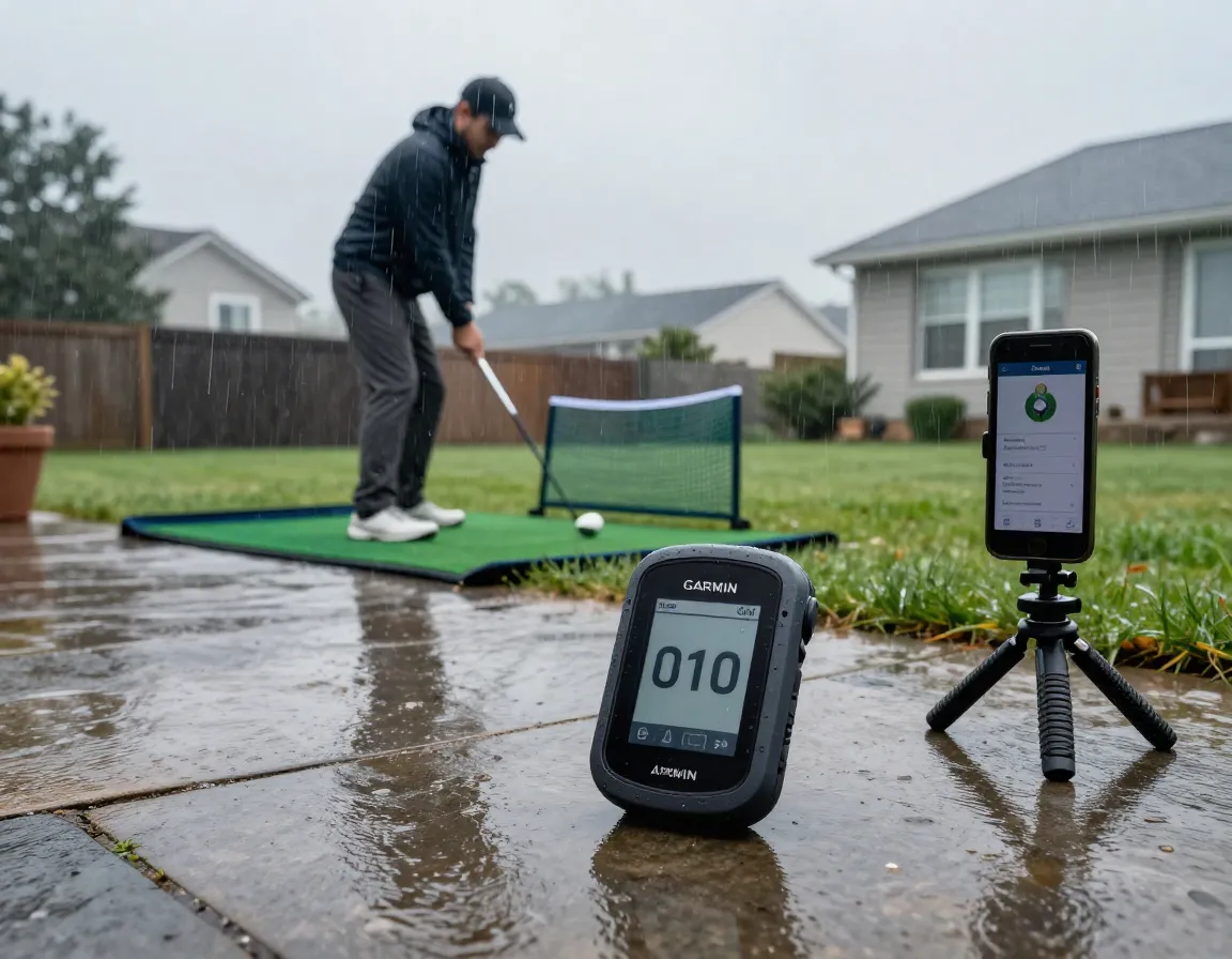 Garmin approach r10 beginner setup in all weather backyard