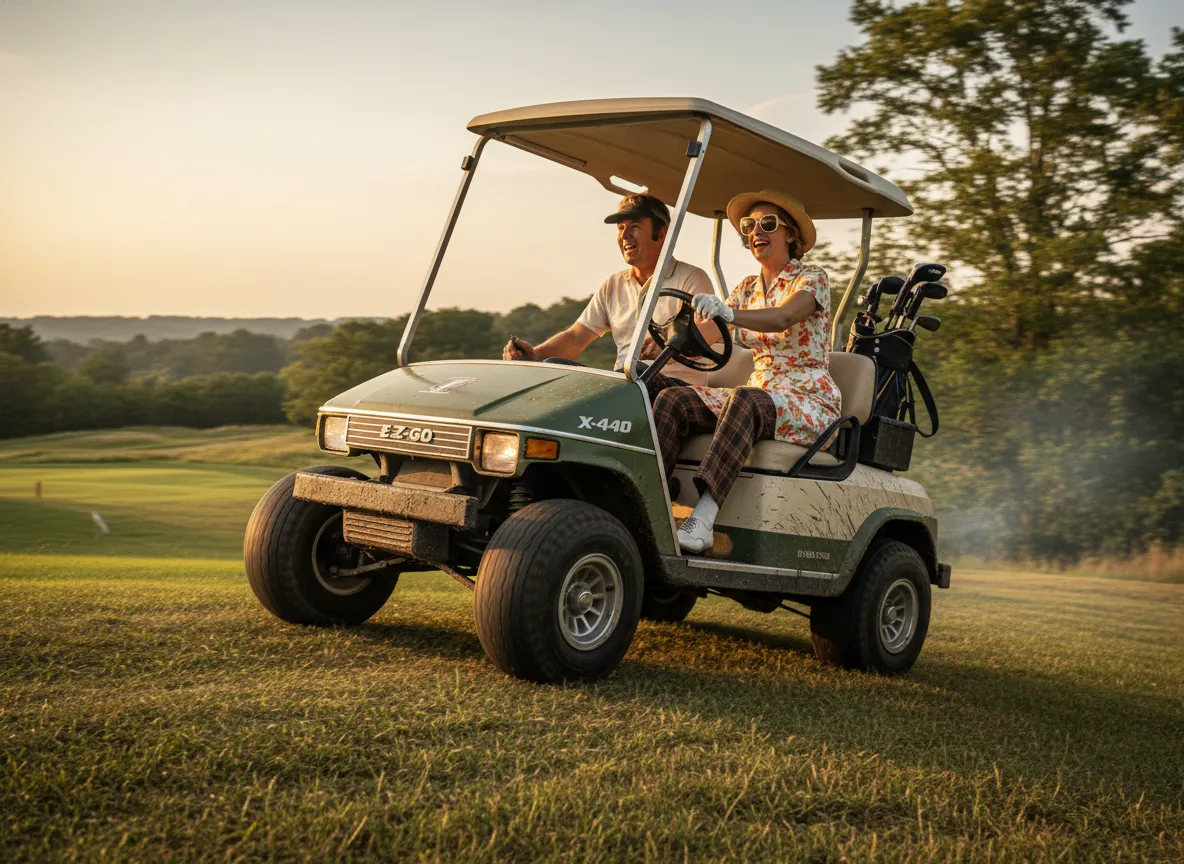 1971 ezgo x440 gas powered golf cart rugged terrain