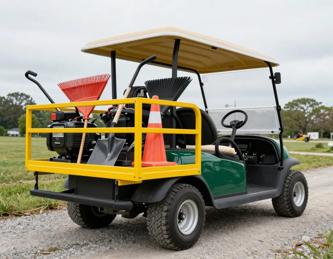 1980s columbia parcar heavy duty commercial golf cart utility