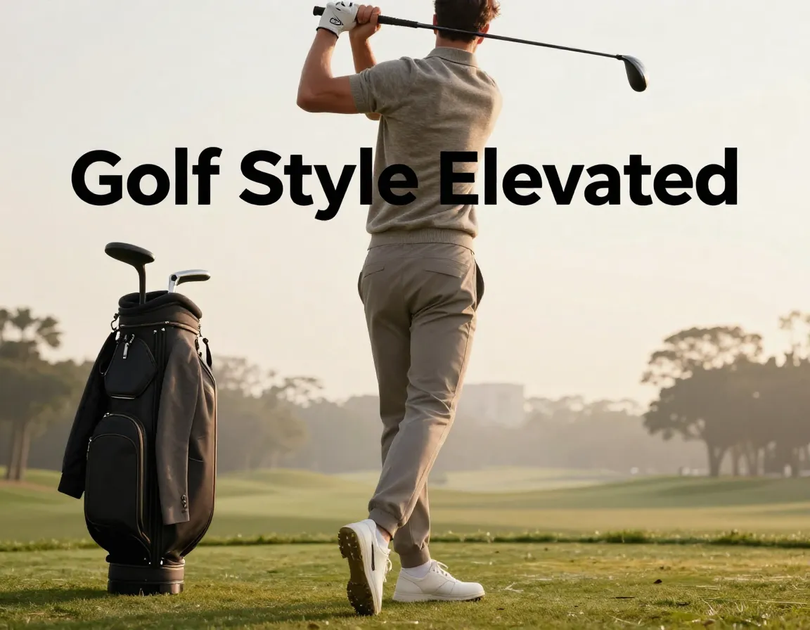 Modern golf style elevated performance fashion neutral tech wear