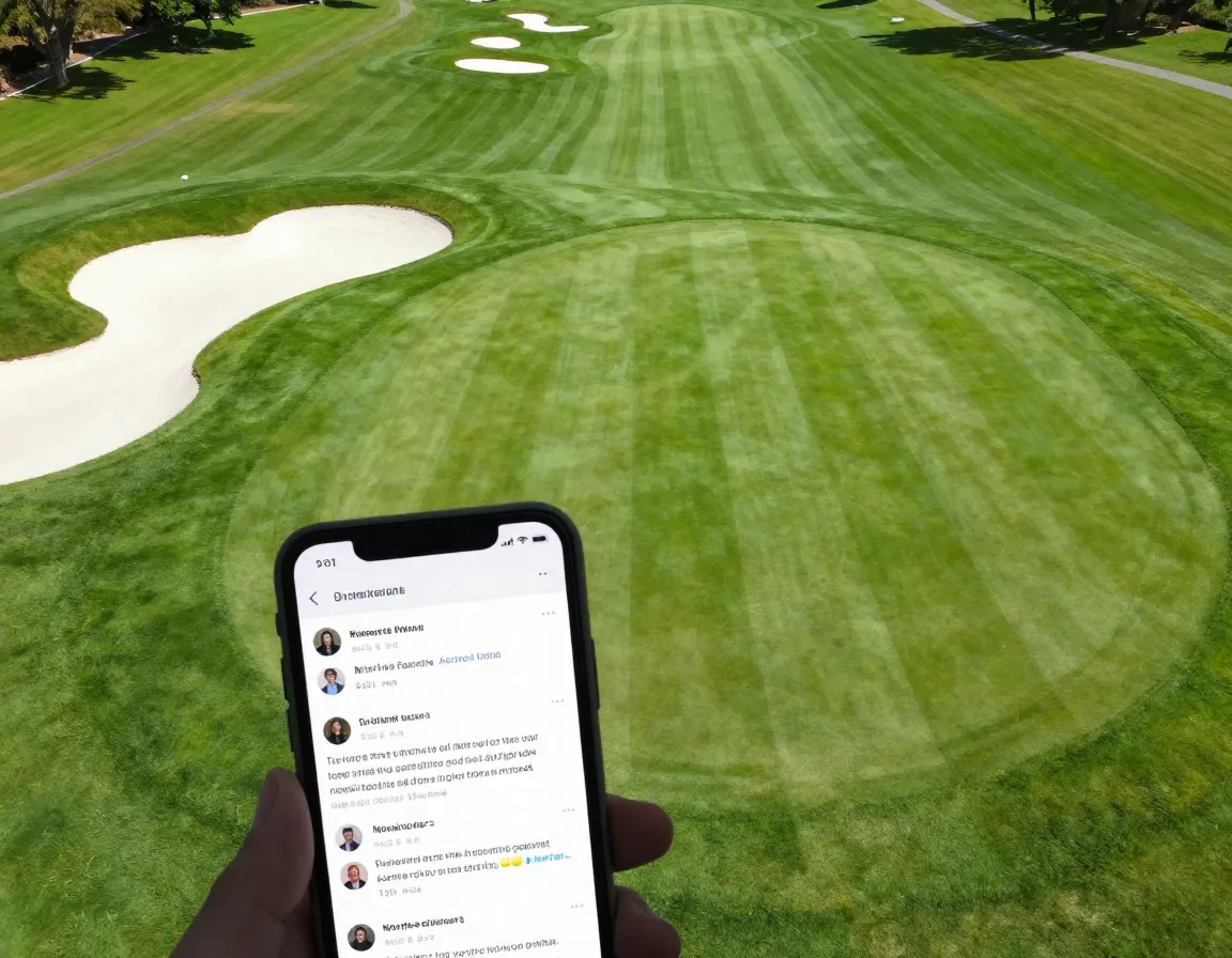 Researching golf course quality through community reviews and green maintenance