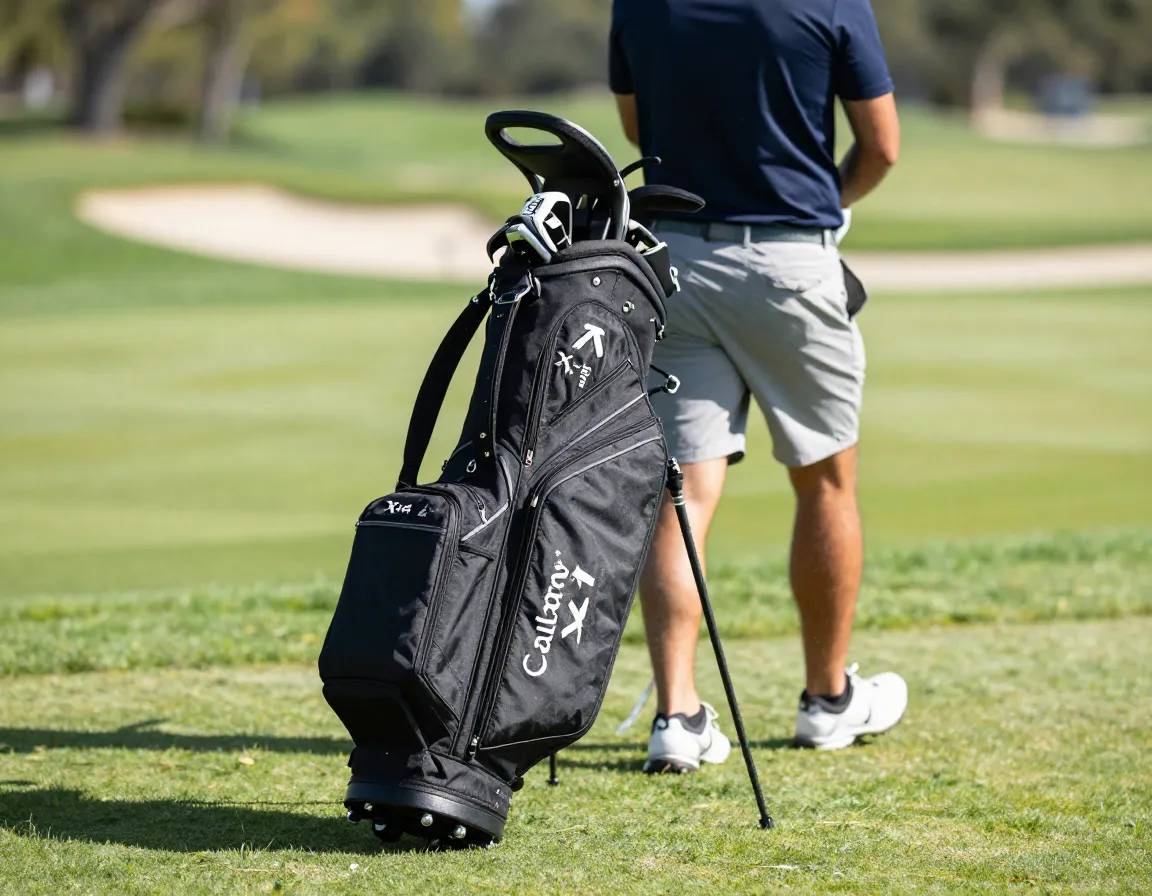 X 14 series staff bag golfer carrying lightweight design