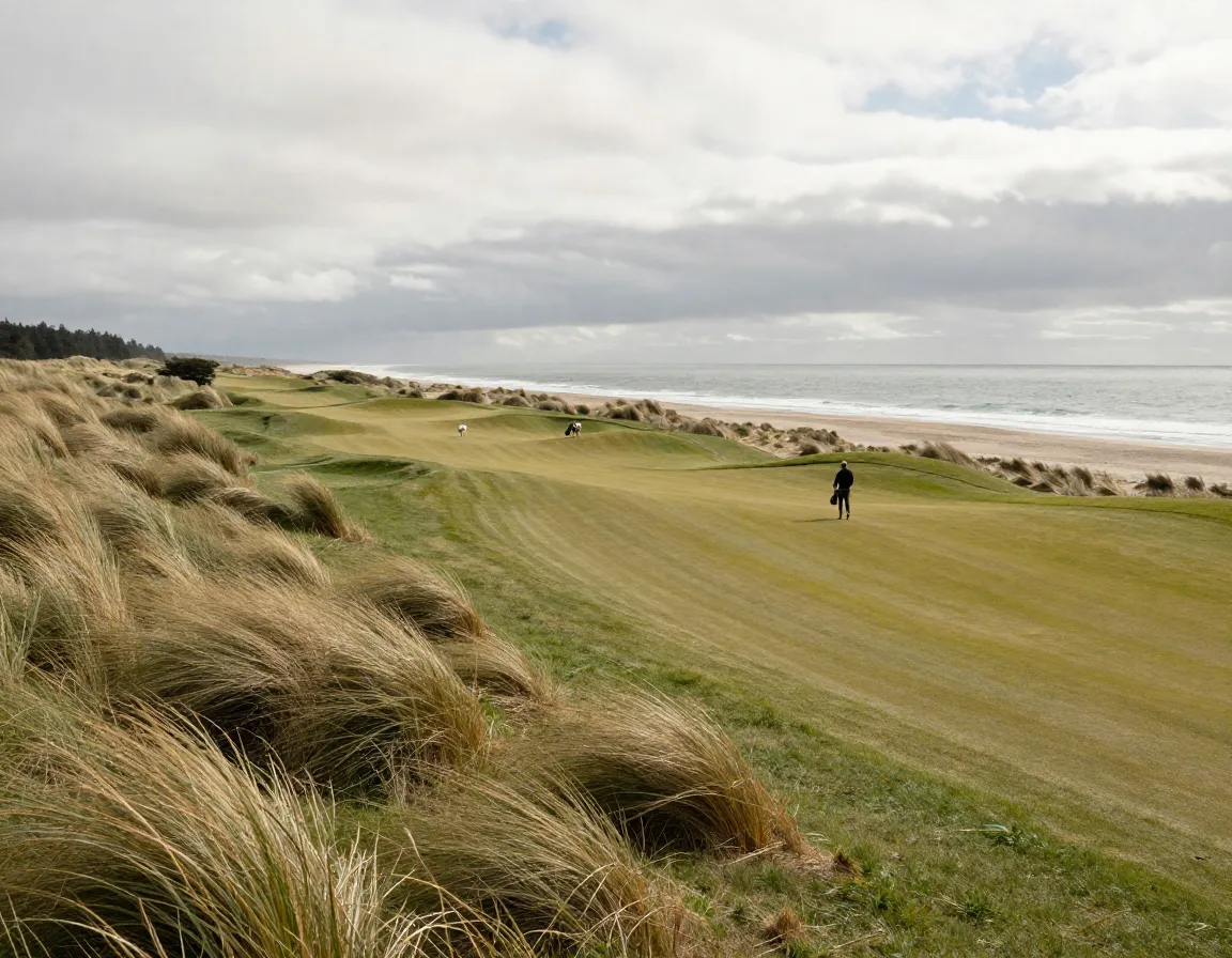 Sheep ranch oregon bluff walking course pacific ocean view