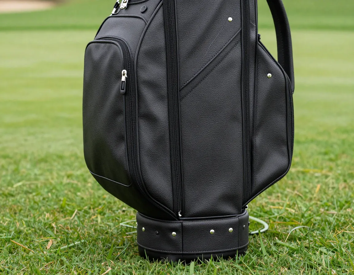Vessel lux stand bag premium materials sophisticated styling on course