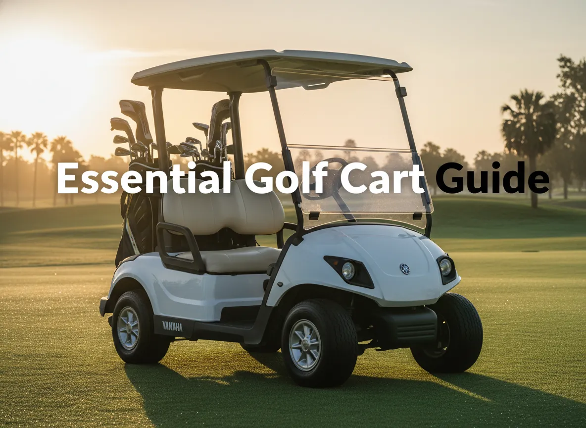 Yamaha sun classic golf cart dew fairway sunrise aspirational guide