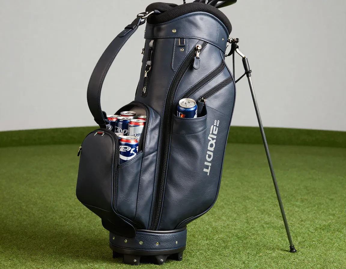 Jones sports trouper heritage vegan leather bag with cooler pocket