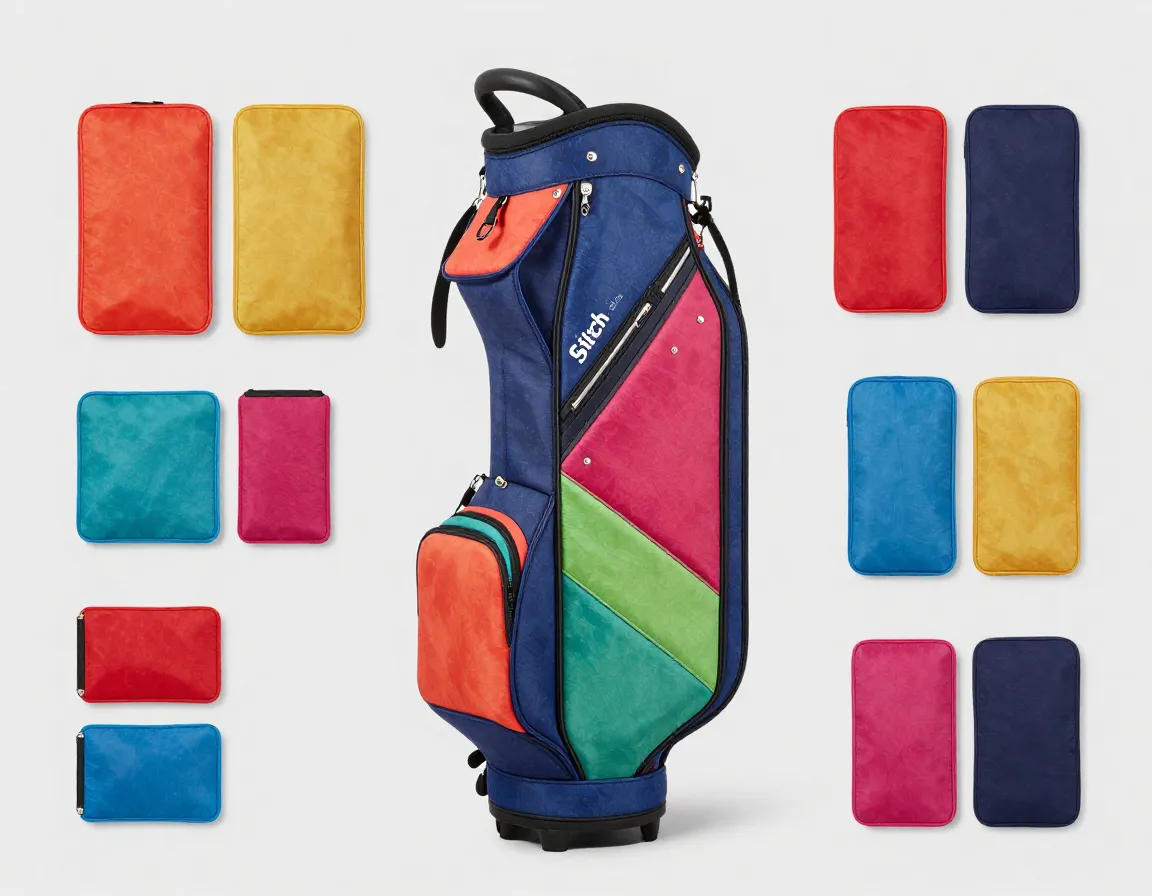 Stitch sl2 modular customizable golf bag with colorful panels