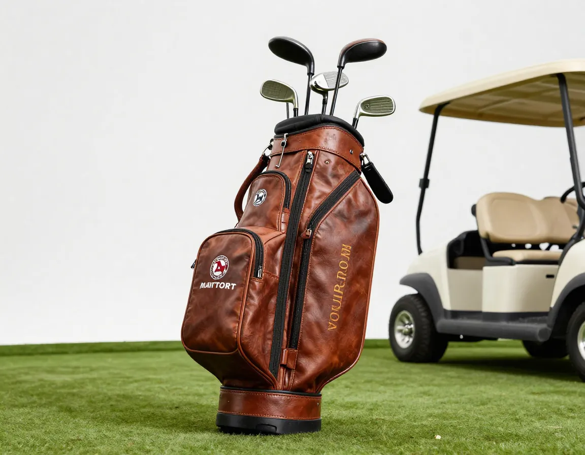 Large professional tour staff bag with branding and logos