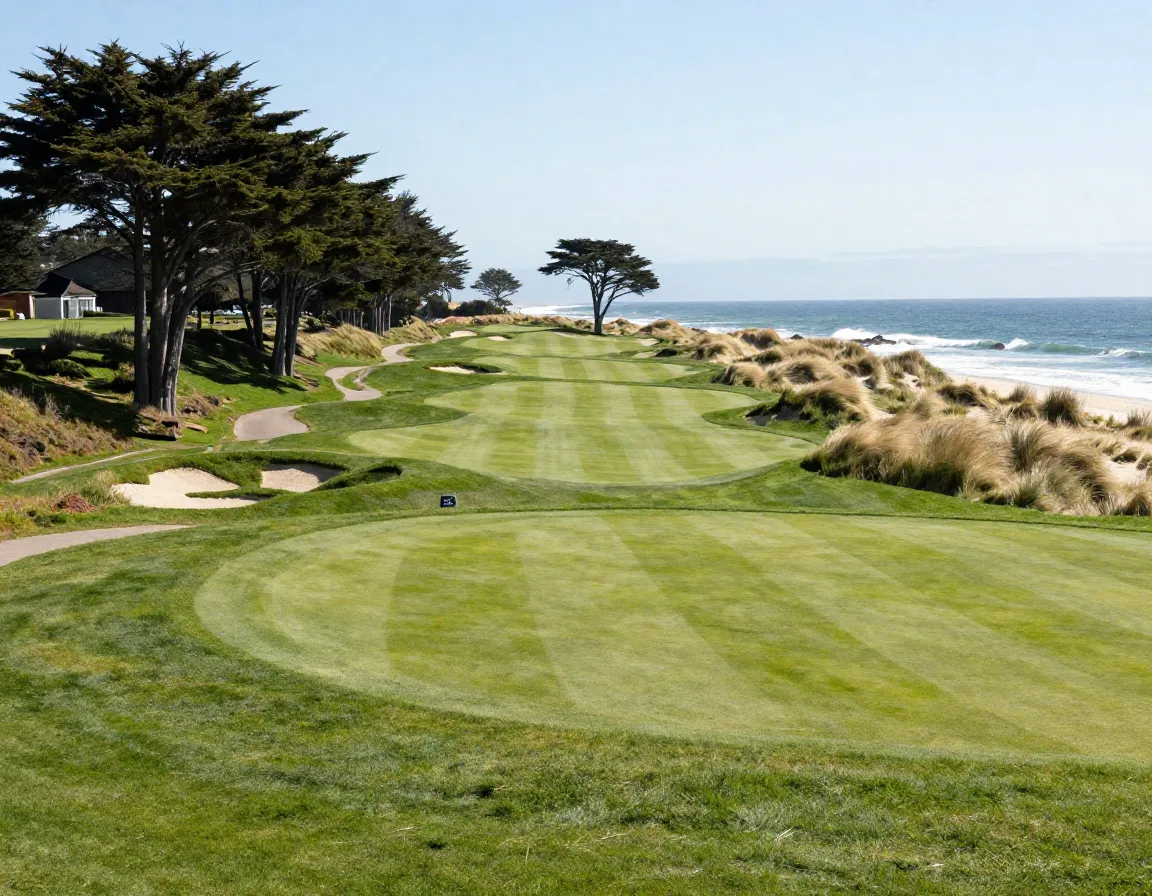 Spyglass hill golf course pebble beach pacific ocean links style