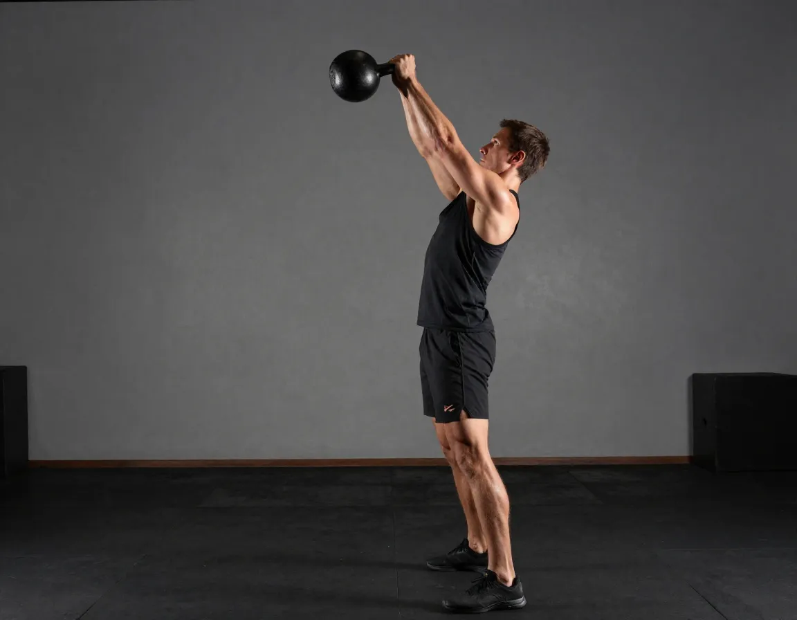Kettlebell swing hip hinge posterior chain power