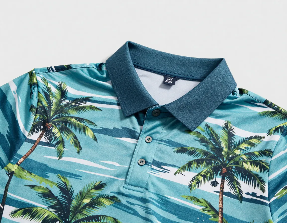 Sunday swagger aloha hawaiian golf polo performance technology