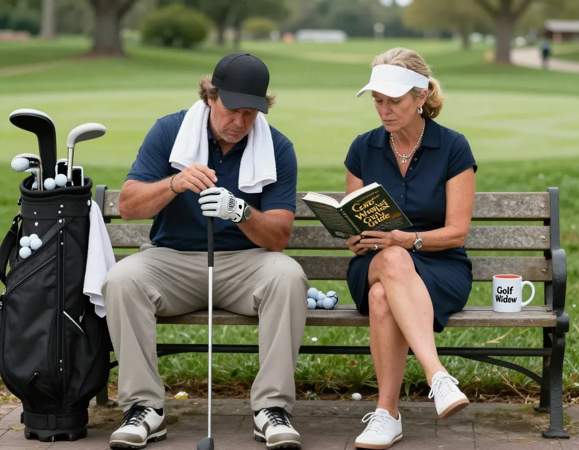 Golf widow and weekend warrior couple dynamic