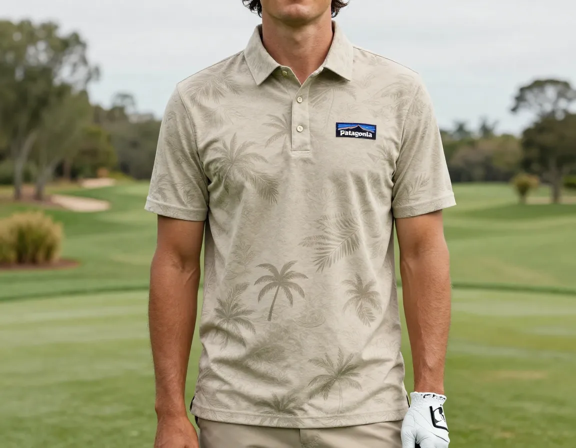 Patagonia organic cotton hawaiian golf polo sustainable