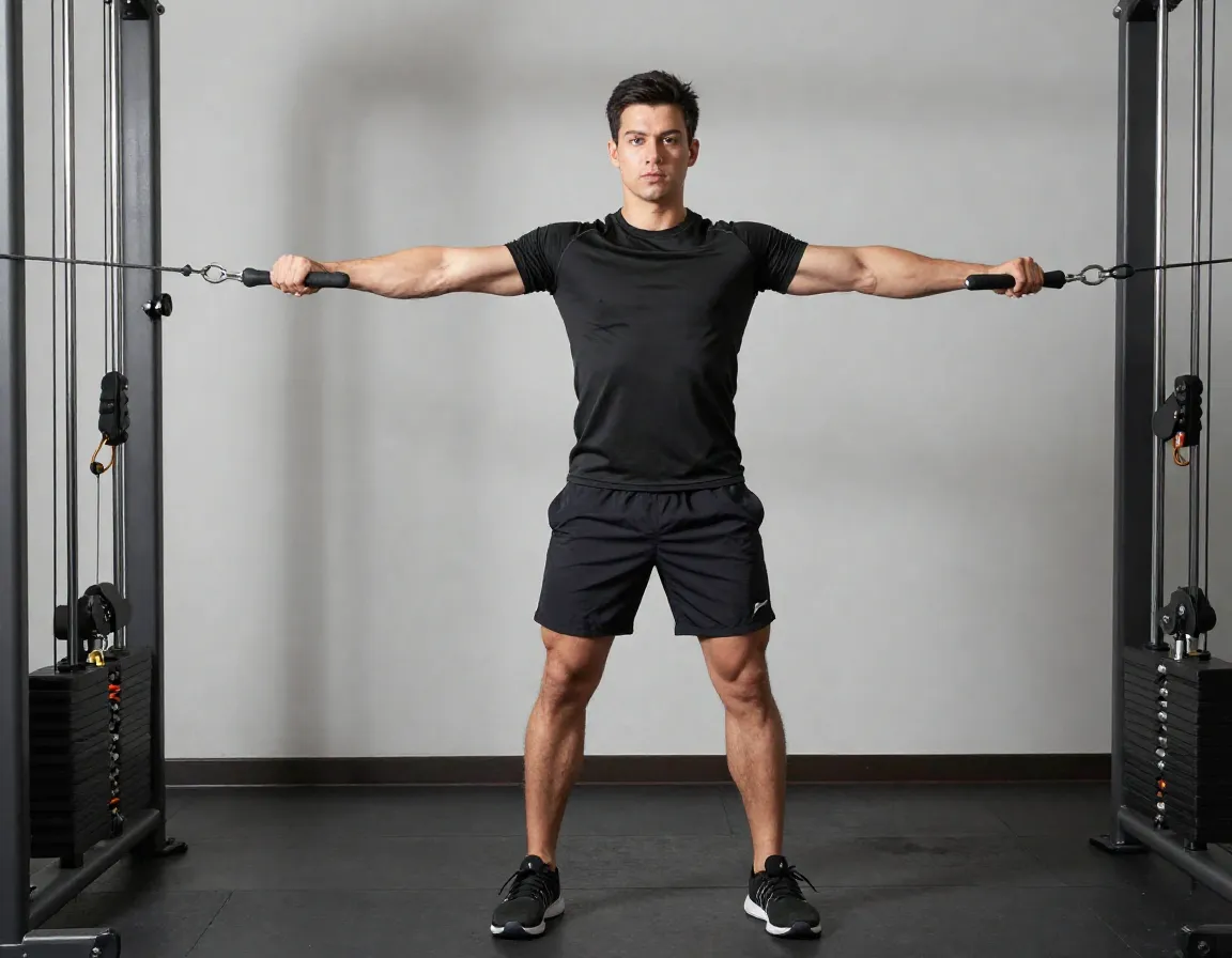 Cable anti rotation pallof press isometric core hold