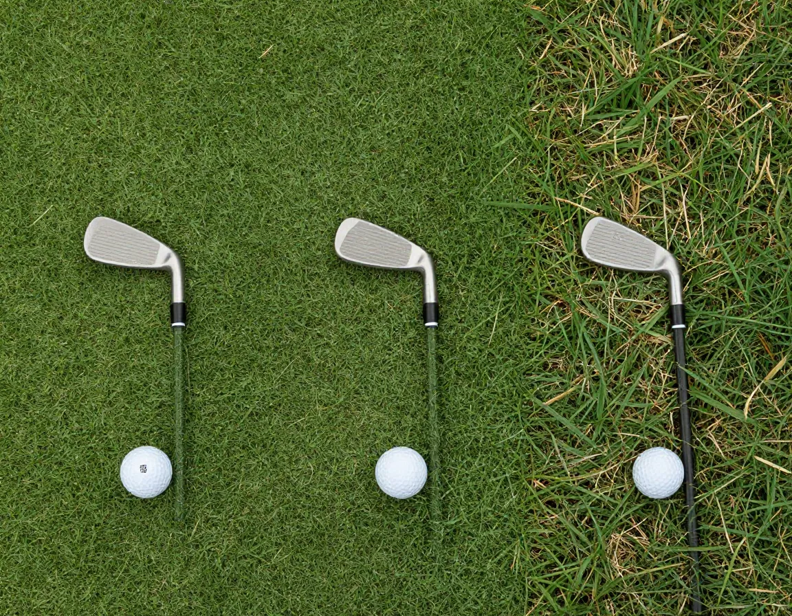 Strategic club selection for chipping with wedge nine iron and conditions