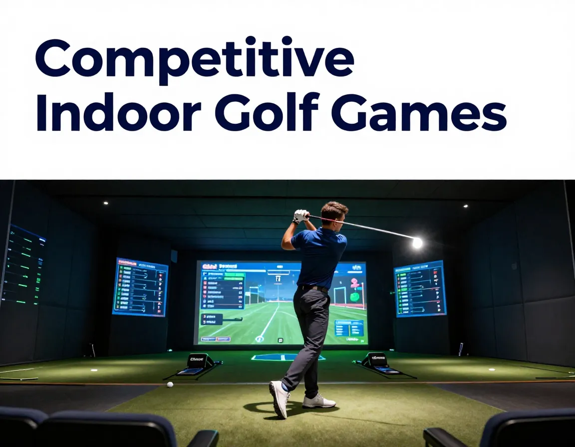 Holographic leaderboards indoor simulator tournament competitive atmosphere