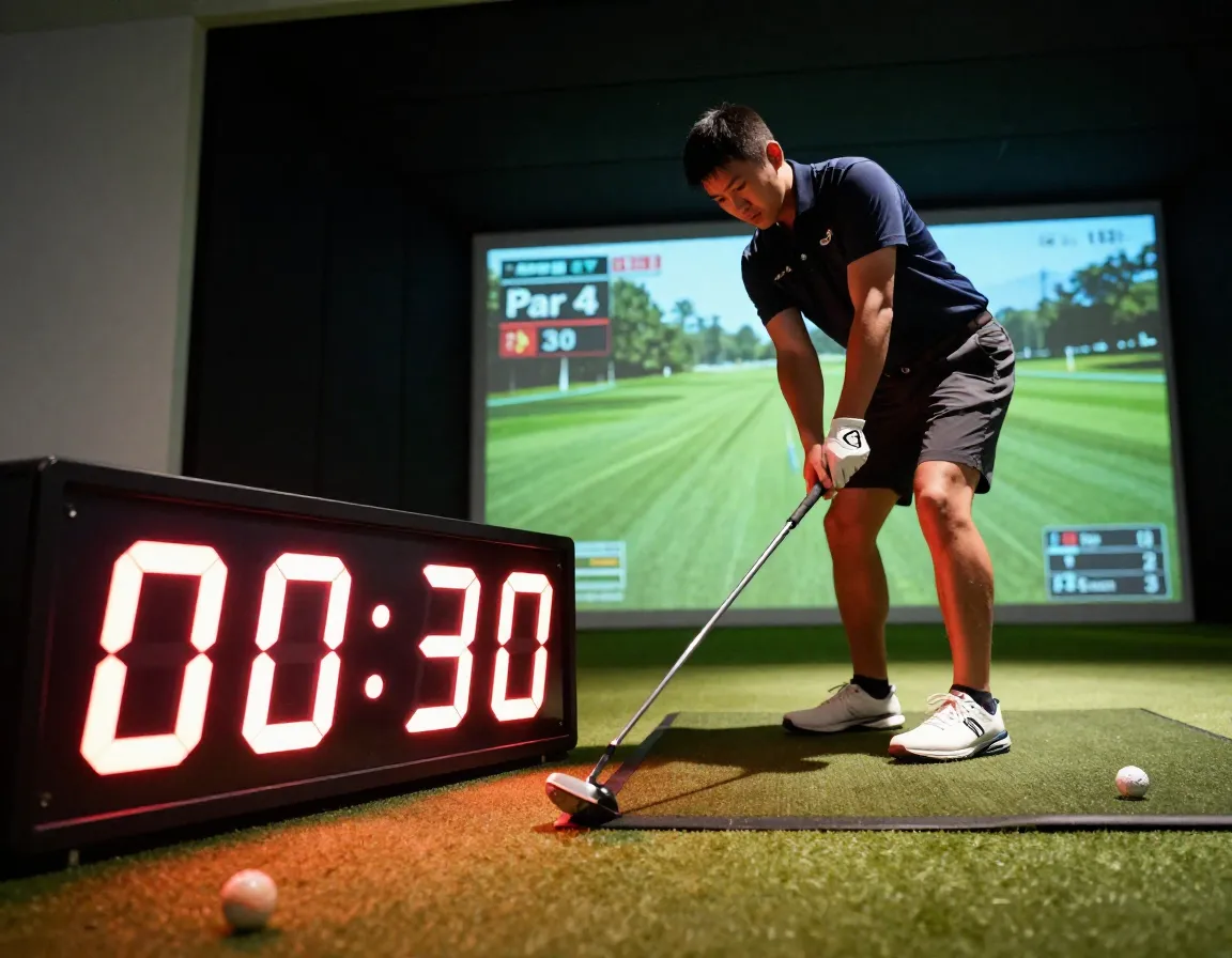 Speed golf session race against the clock