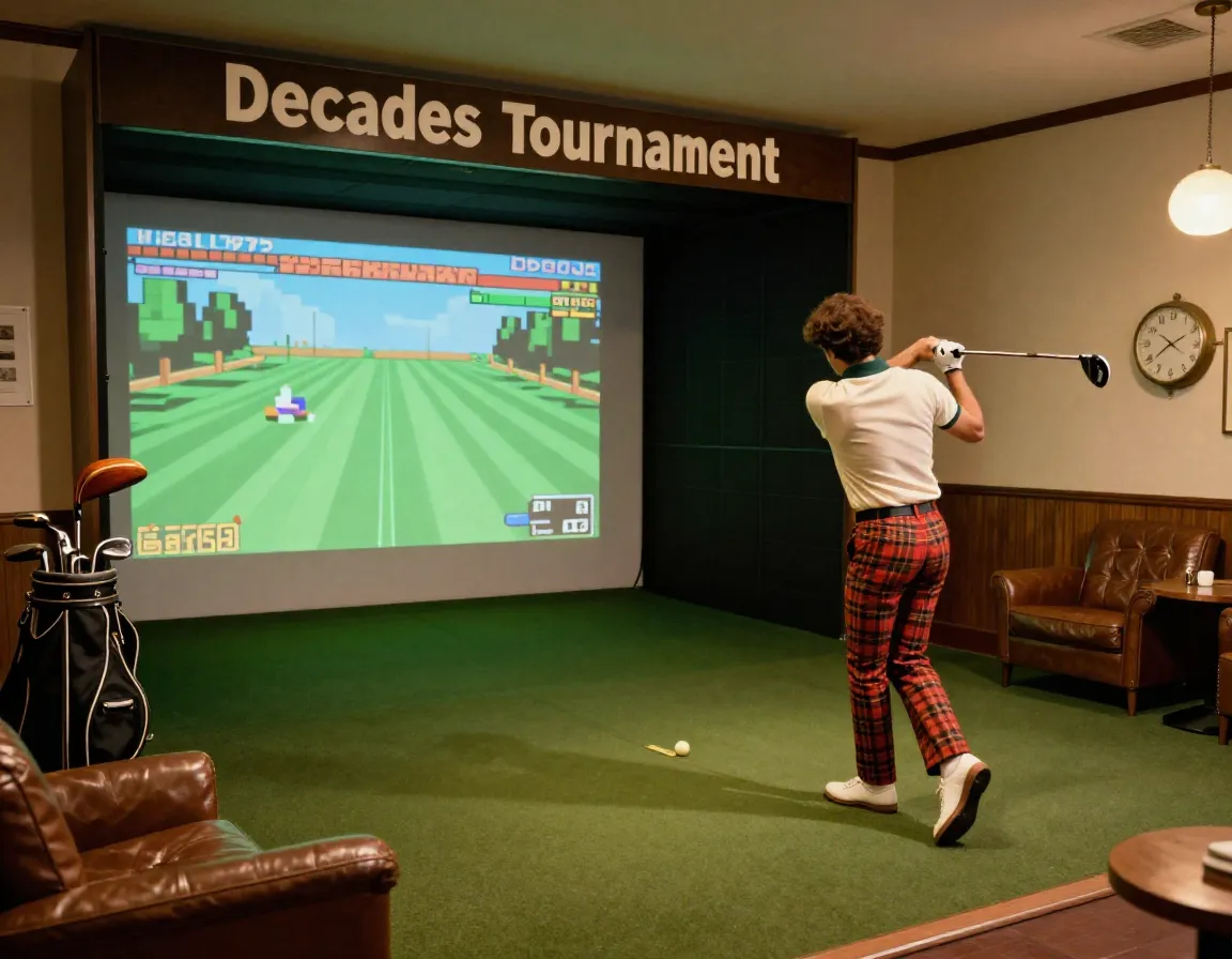 Themed tournament experience decades retro setup