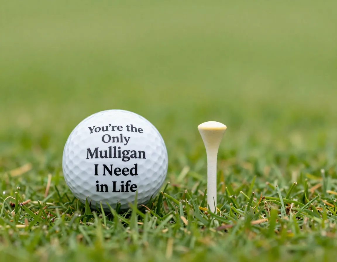 Golf mulligan do over romantic fresh start life quote