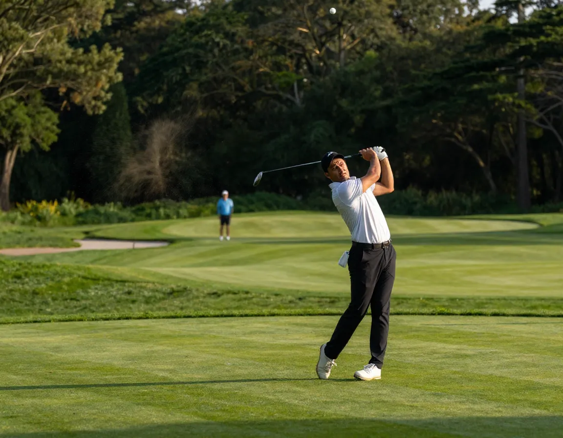 Frustrated golfer plateauing despite regular practice on course