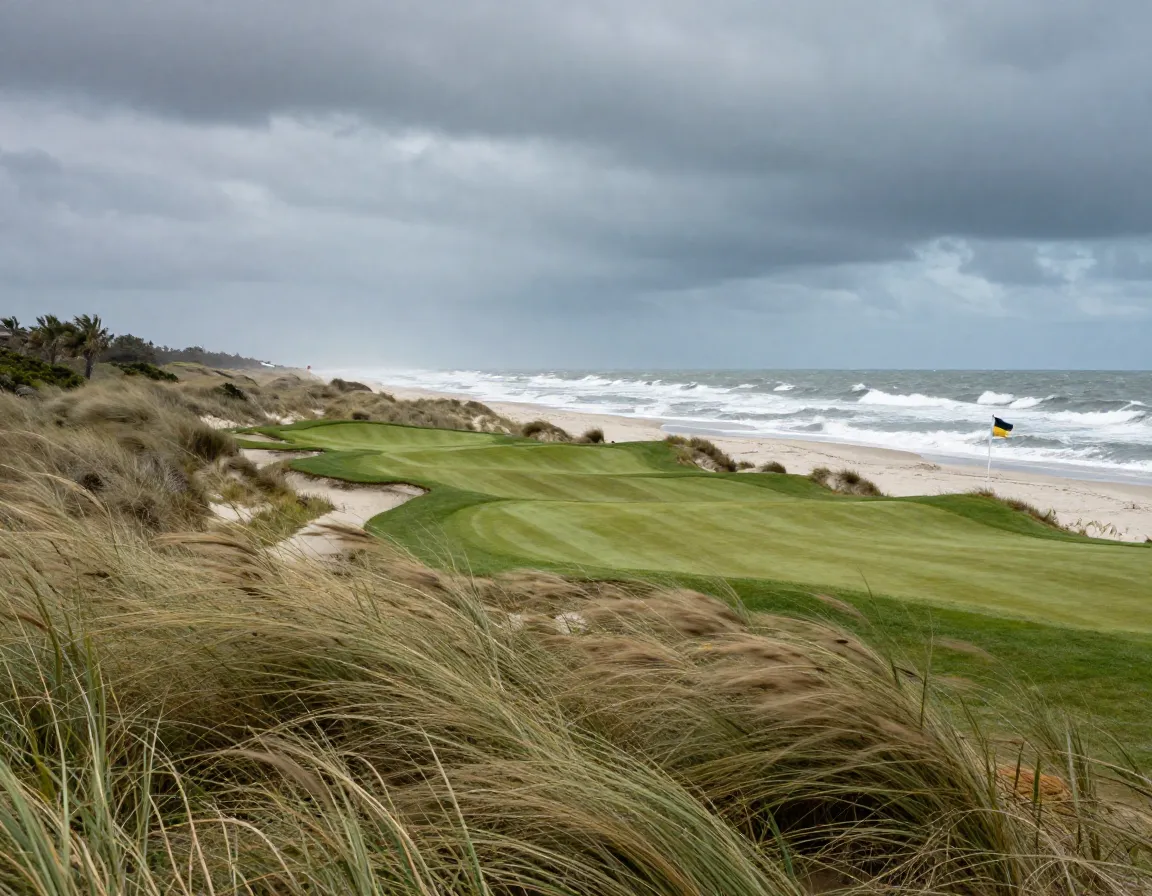 Kiawah island ocean course atlantic coastline windswept dunes