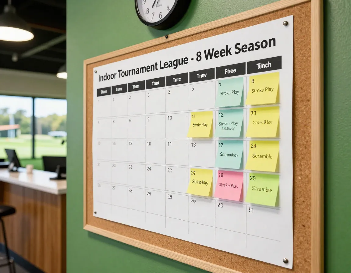 Strategic weekly tournament schedule evening and weekend sessions