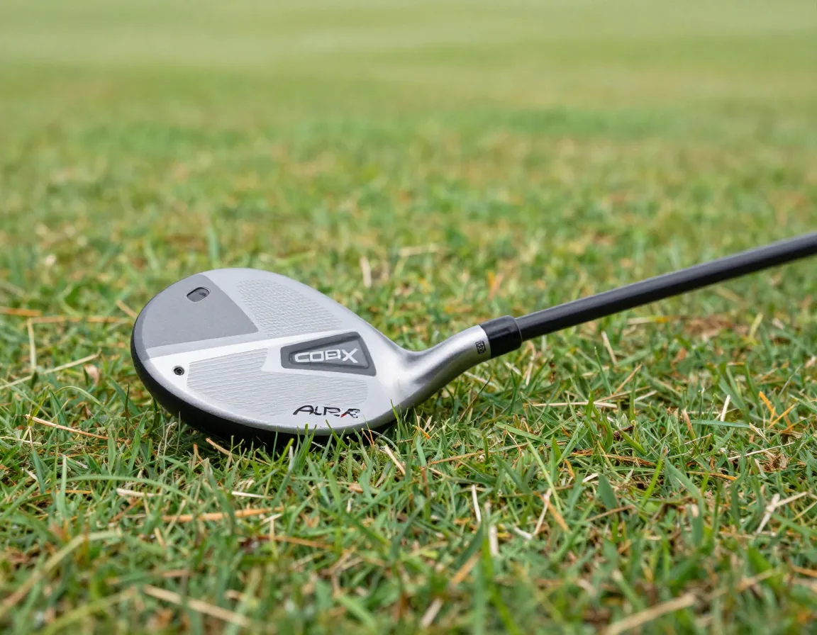 Cobra air x hybrid with offset hosel for reducing slice shots