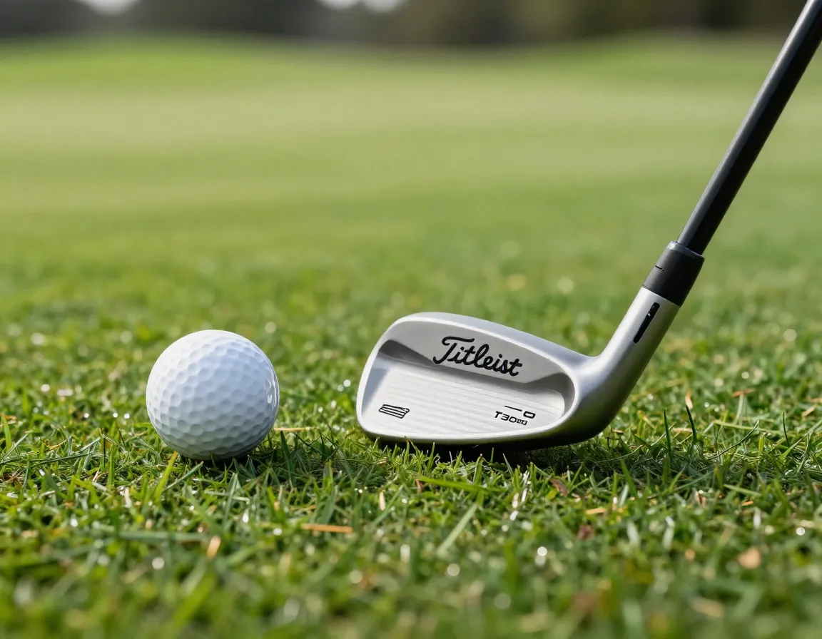 Titleist t300 premium irons with max impact technology on fairway