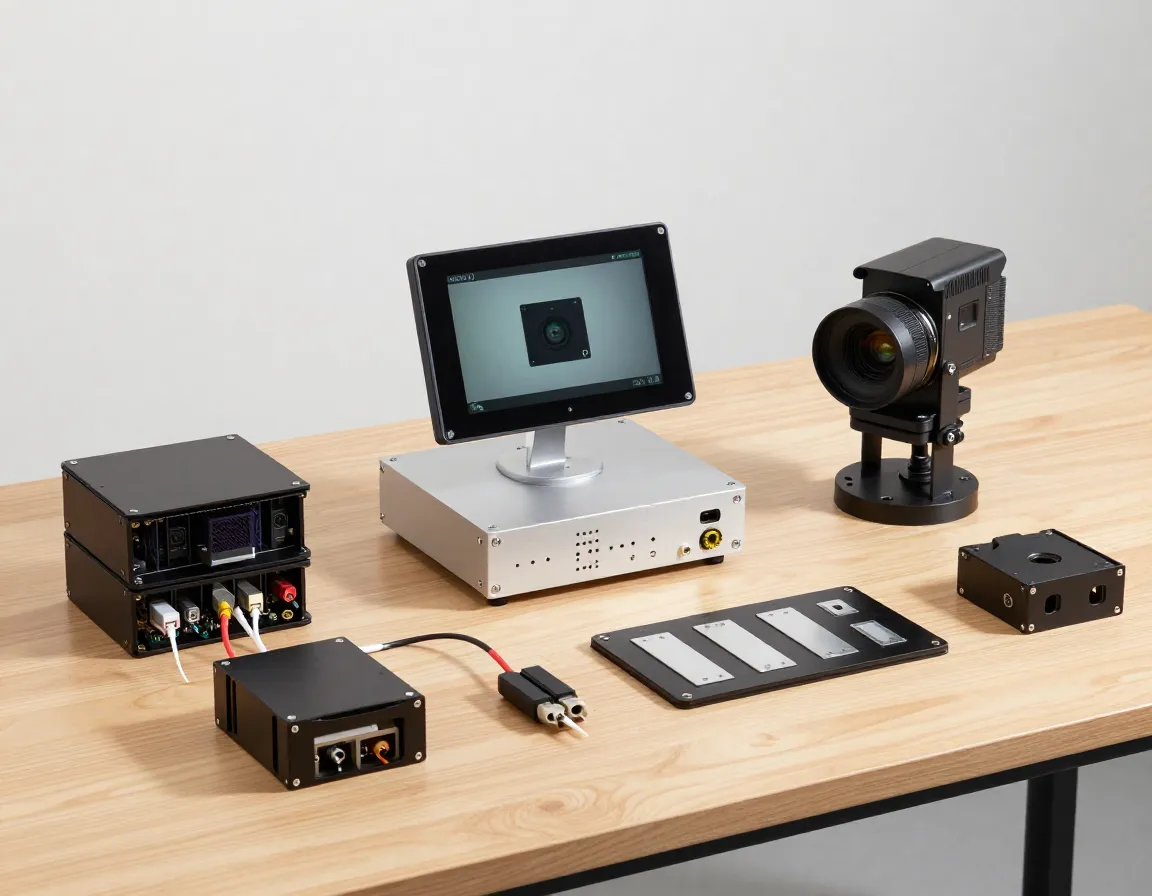 Modular simulator hardware showing upgradeable sensor and component