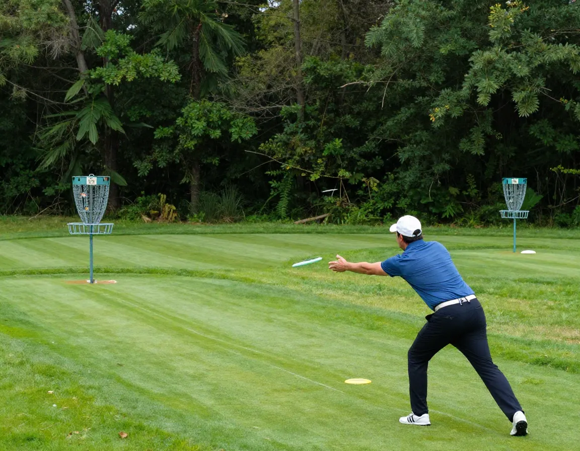 Player making strategic controlled throw avoiding hazard