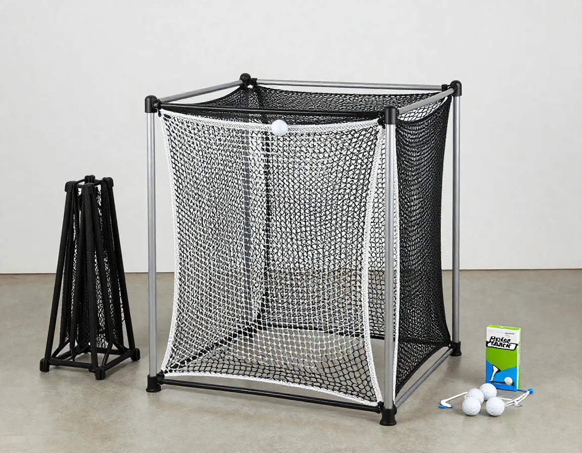 Value rukket haack triple net golf practice system compact storage