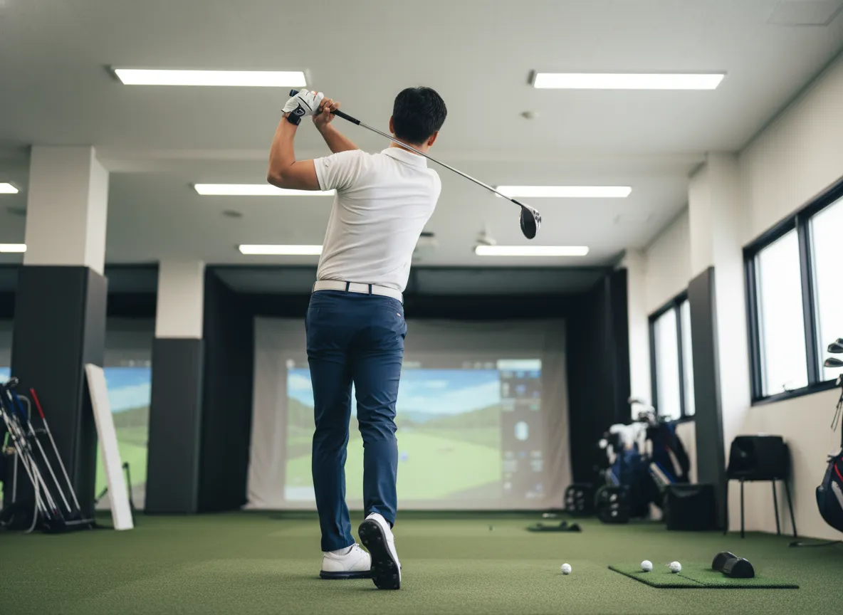 Half speed swing development with driver controlled motion