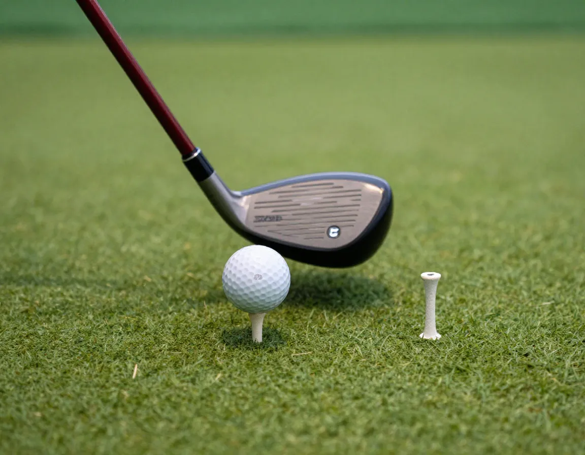 Attack angle mastery drill with forward tee placement