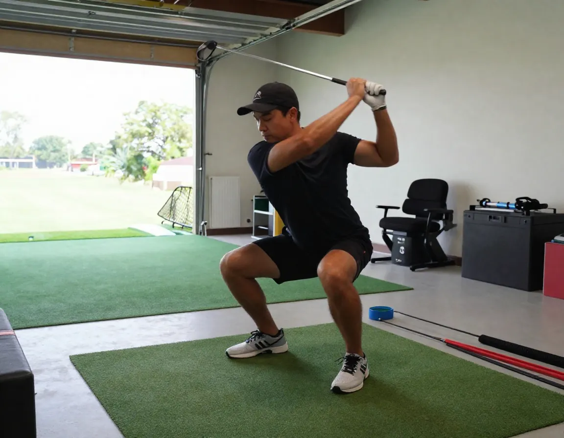 Power development integration with golf fitness exercises
