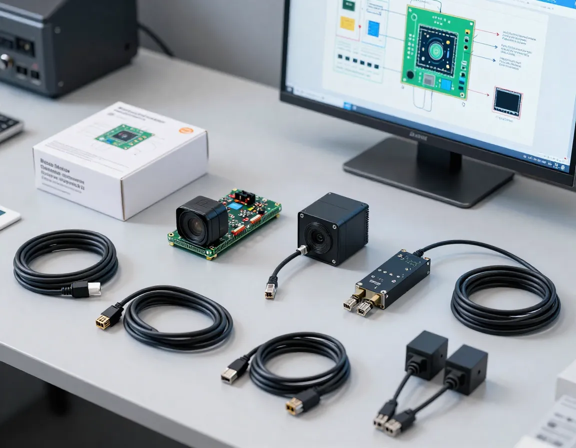 Modular simulator components with future upgrade cables