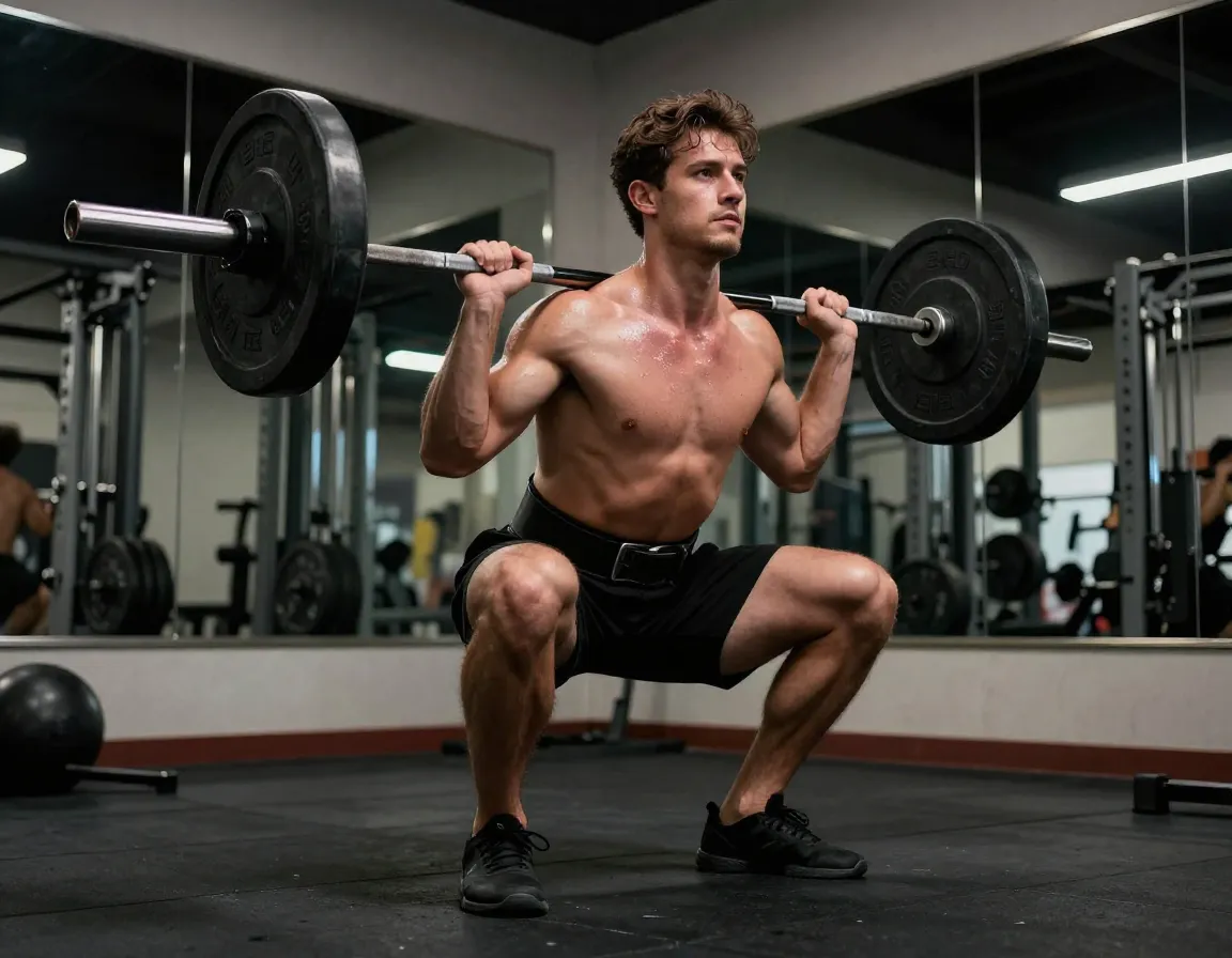 Squats the foundation of power gym exercise for golf