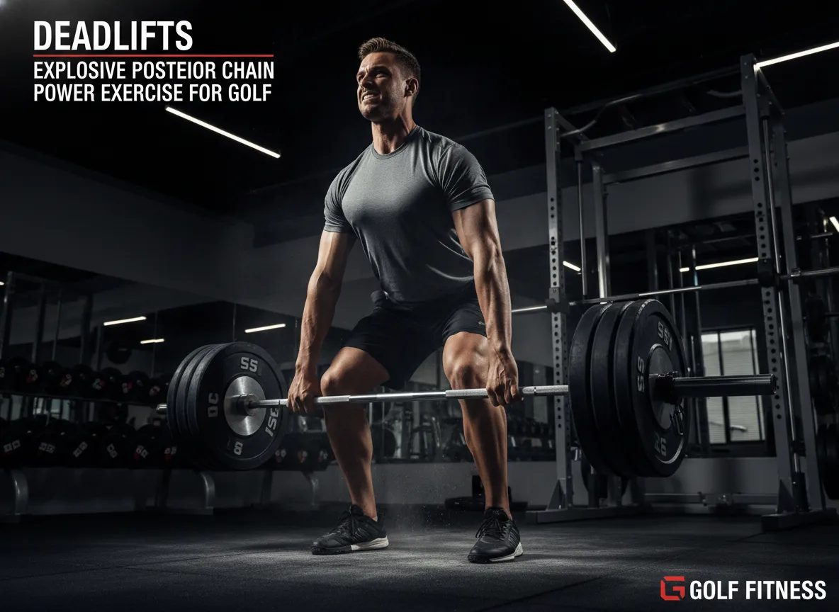 Deadlifts explosive posterior chain power exercise for golf