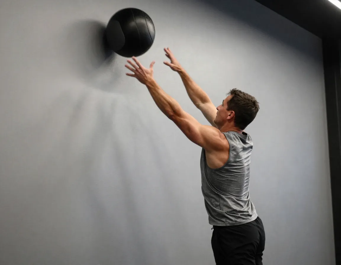 Wall throws core explosion training pga recommended exercise