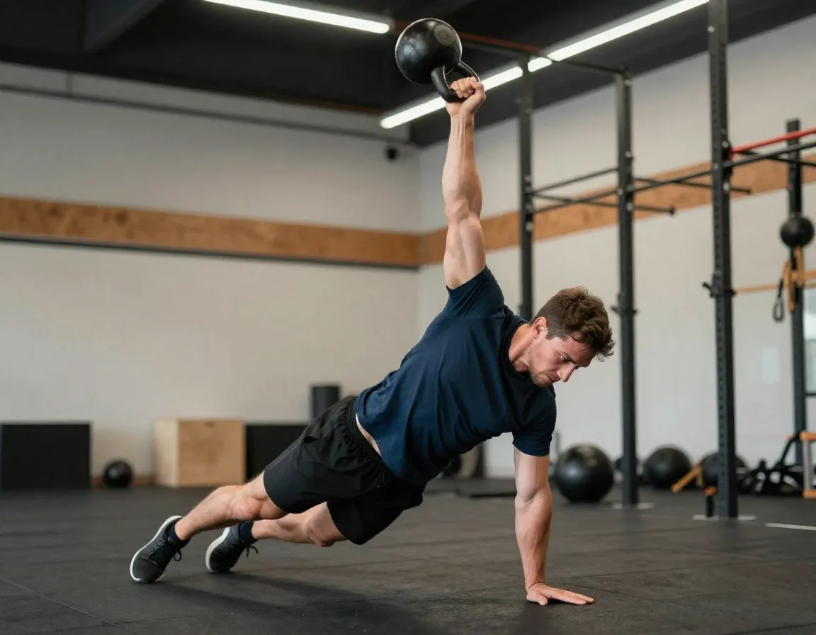 Hip hinge swings dynamic power development with kettlebell