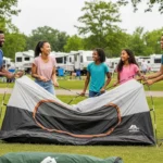 Ozark 8 Person Tent And First Time Camp Setup